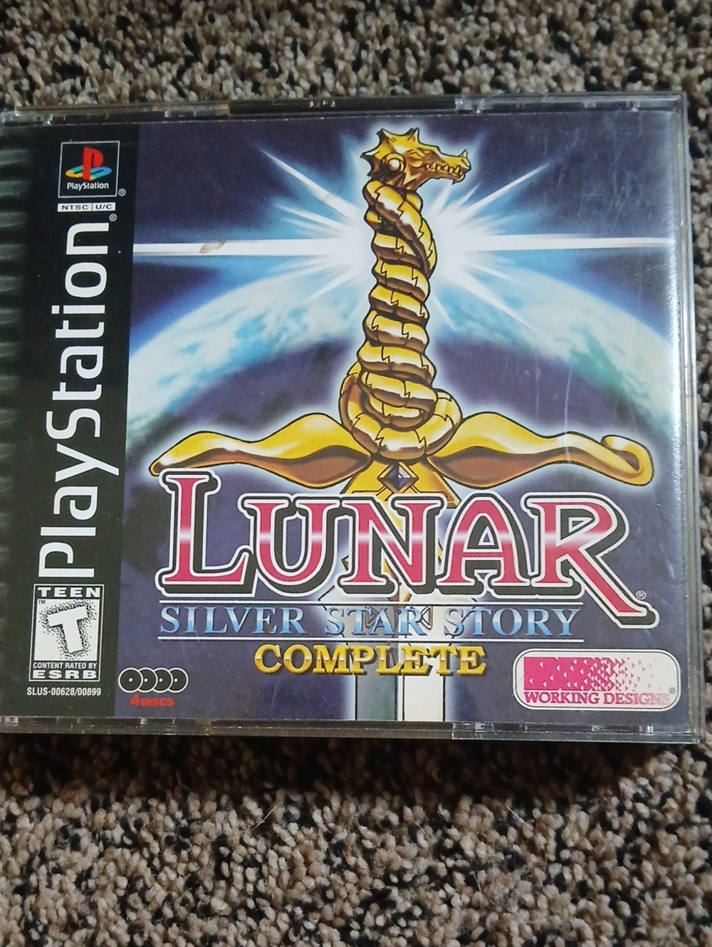 Sony PlayStation Lunar: Silver Star Story Complete – Blue/Gold/Black